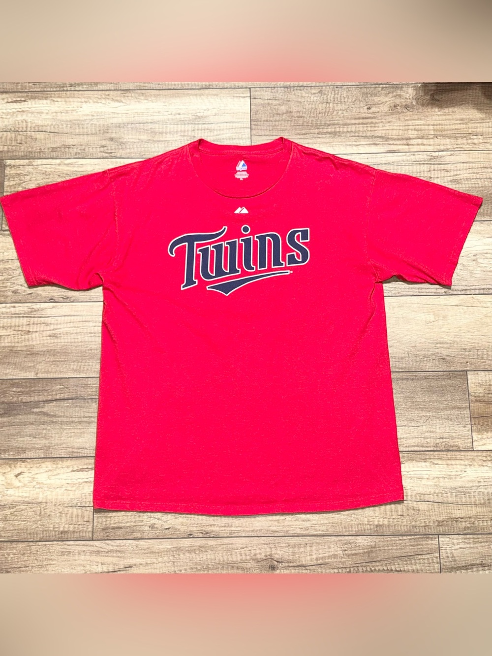 Minnesota Twins Majestic Joe Nathan 2009 ASG Player Jersey T Shirt Mens XL